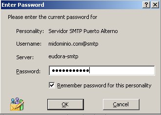 Servidor SMTP de Puerto Alterno :: Guia de Configuracion Qualcomm Eudora 7 - Paso 5