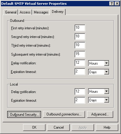 Servidor SMTP de Puerto Alterno :: Guia de Configuracion Exchange 2003 - Paso 2